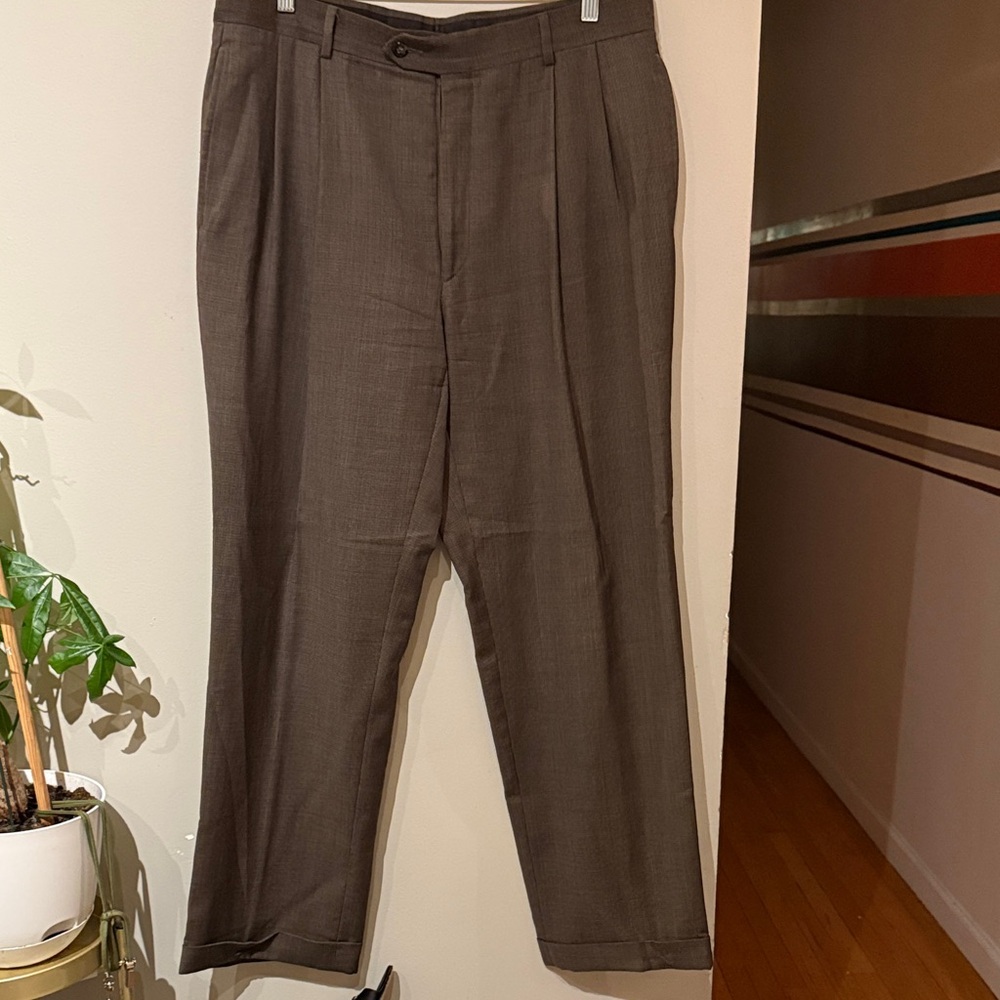 Jos. A. Bank Men's Classic Brown Dress Pants